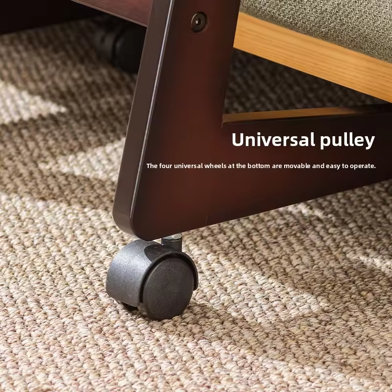 Sofa side table removable table with wheel coffee table small apartment household square corner computer bedside table