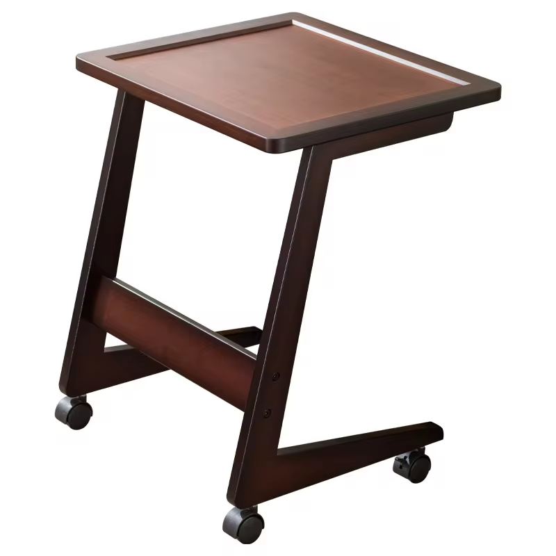 Sofa side table removable table with wheel coffee table small apartment household square corner computer bedside table