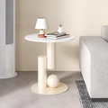 Living room sofa, small coffee table, side cabinet, living room home, light luxury bedside table, balcony, simple and creative
