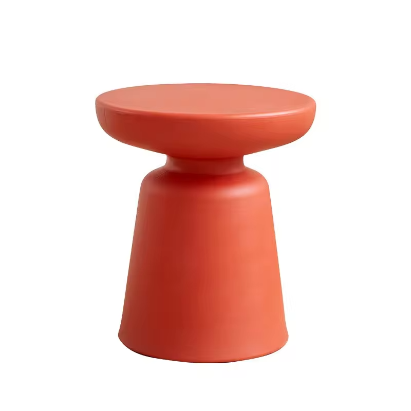 K-star Household Coffee Table Living Room Plastic Circular Macaron Color Small Size Side Table Balcony Modern And Simple