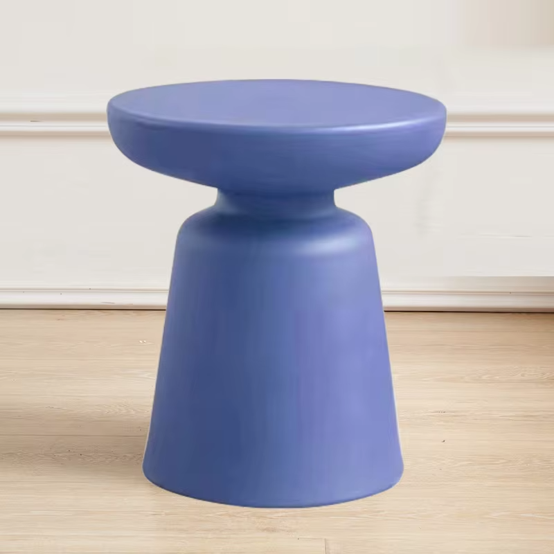 K-star Household Coffee Table Living Room Plastic Circular Macaron Color Small Size Side Table Balcony Modern And Simple