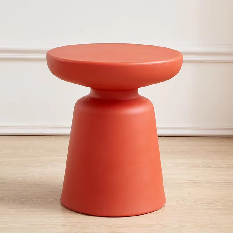 K-star Household Coffee Table Living Room Plastic Circular Macaron Color Small Size Side Table Balcony Modern And Simple