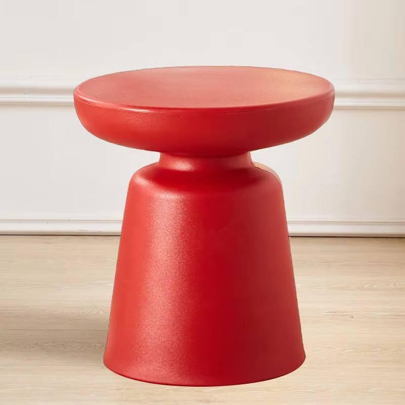 K-star Household Coffee Table Living Room Plastic Circular Macaron Color Small Size Side Table Balcony Modern And Simple