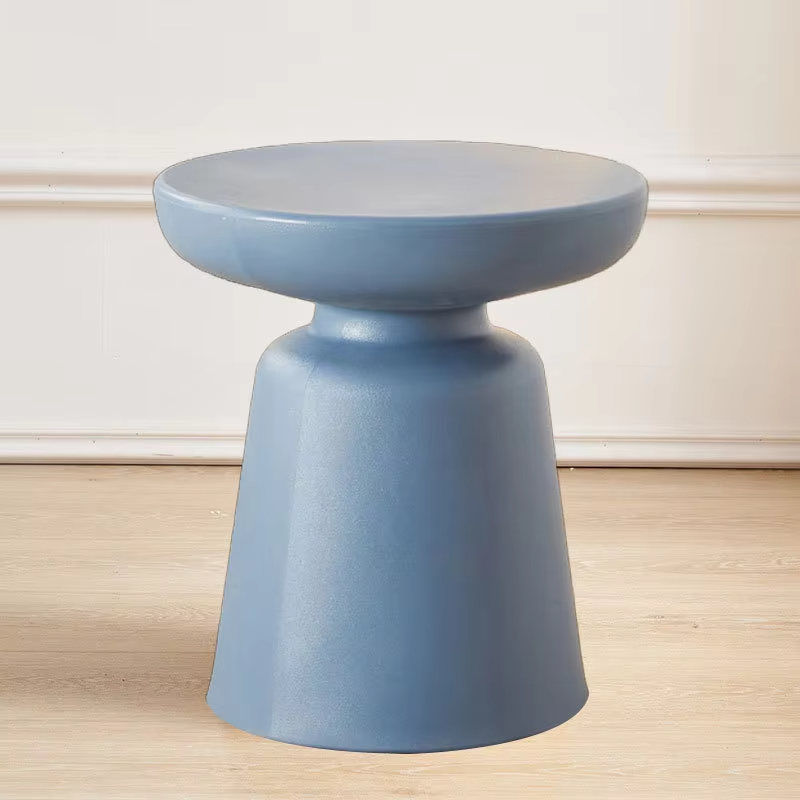 K-star Household Coffee Table Living Room Plastic Circular Macaron Color Small Size Side Table Balcony Modern And Simple