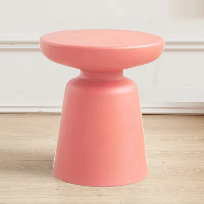 K-star Household Coffee Table Living Room Plastic Circular Macaron Color Small Size Side Table Balcony Modern And Simple