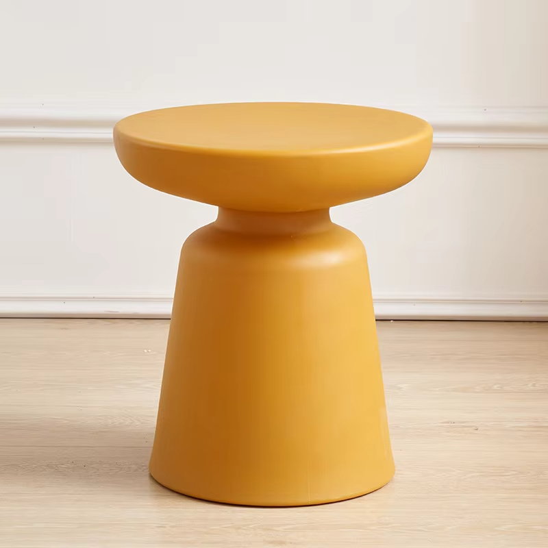 K-star Household Coffee Table Living Room Plastic Circular Macaron Color Small Size Side Table Balcony Modern And Simple