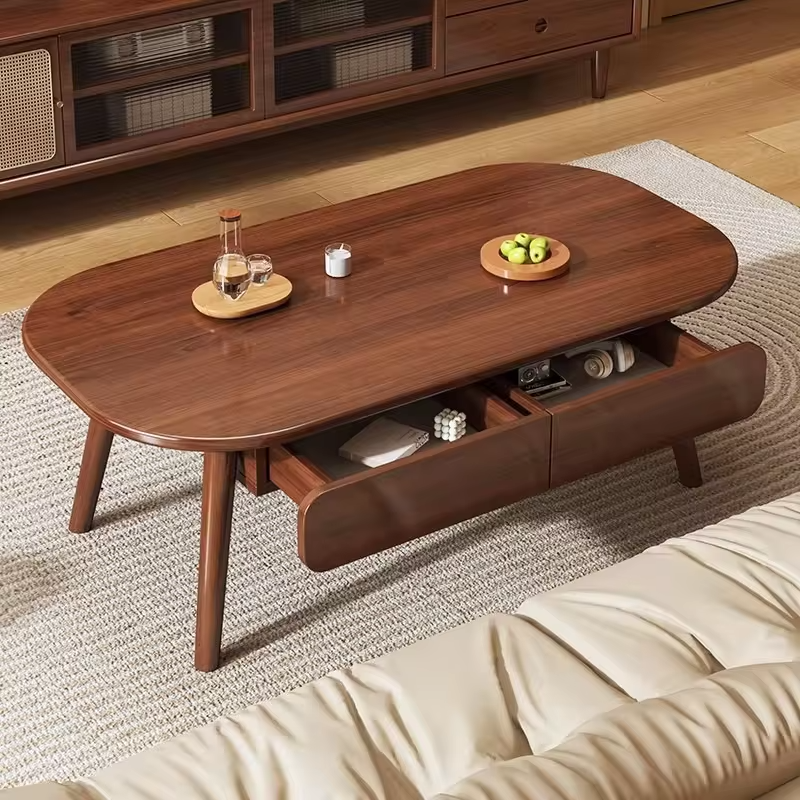 New simple solid wood core sofa coffee table coffee table living room household small apartment modern simple small table
