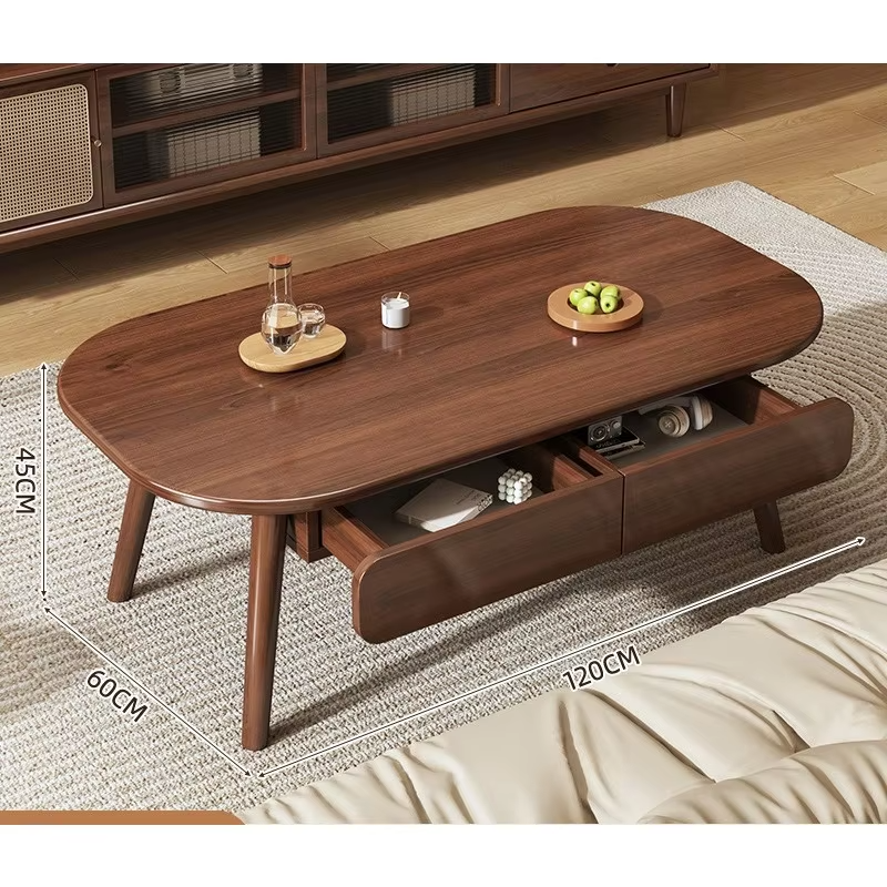 New simple solid wood core sofa coffee table coffee table living room household small apartment modern simple small table