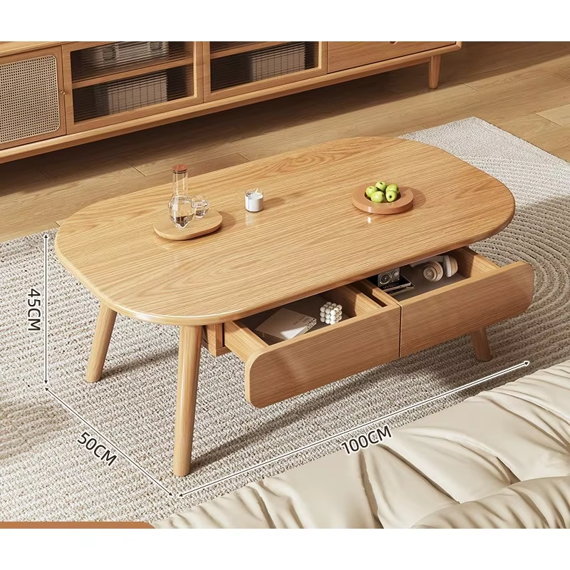 New simple solid wood core sofa coffee table coffee table living room household small apartment modern simple small table