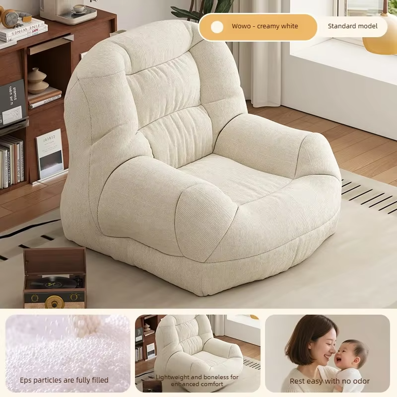 Lounge Luxury Shipping Bean Bag Sofas Living Room Adults Bean Bag Sofas Round Cushioned Puffs De Quarto Rattan Furniture