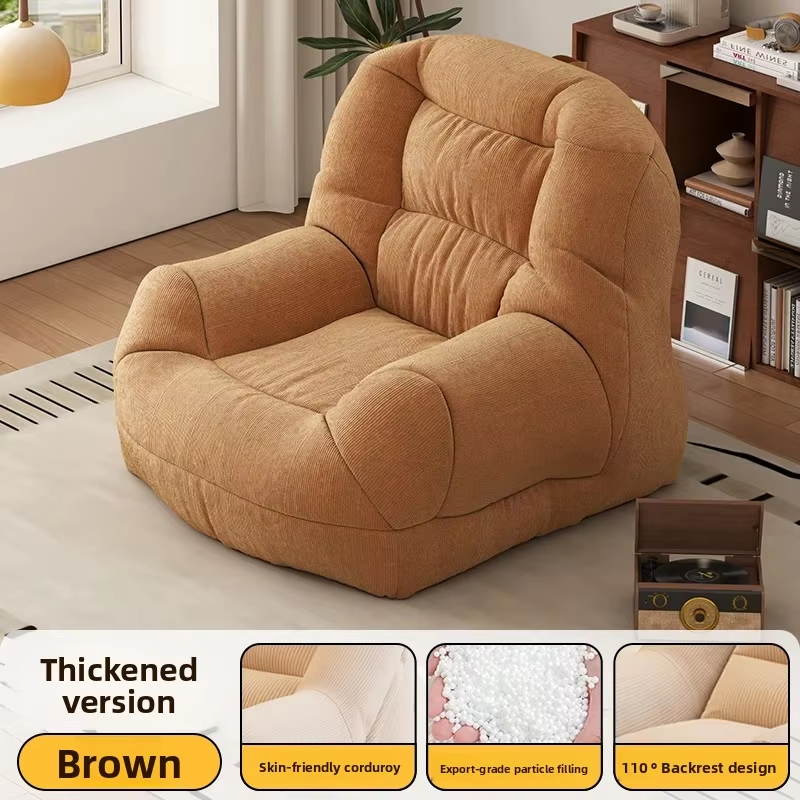 Lounge Luxury Shipping Bean Bag Sofas Living Room Adults Bean Bag Sofas Round Cushioned Puffs De Quarto Rattan Furniture