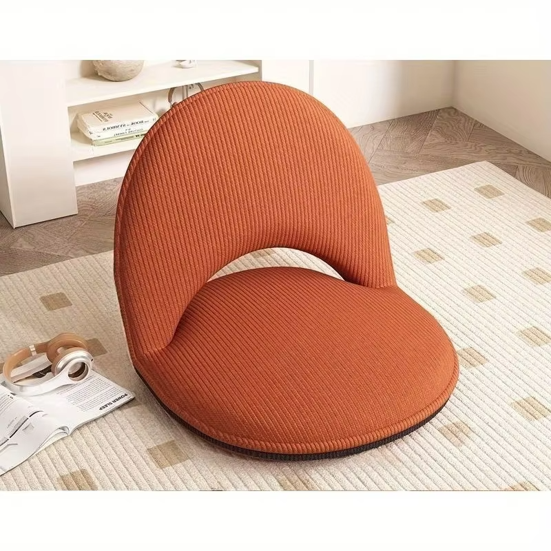 Foldable Backrest Tatami Lounger for Sitting & Sleeping, Small Space Bed for Bay Window Guest, Convertible Floor Cushion Chair