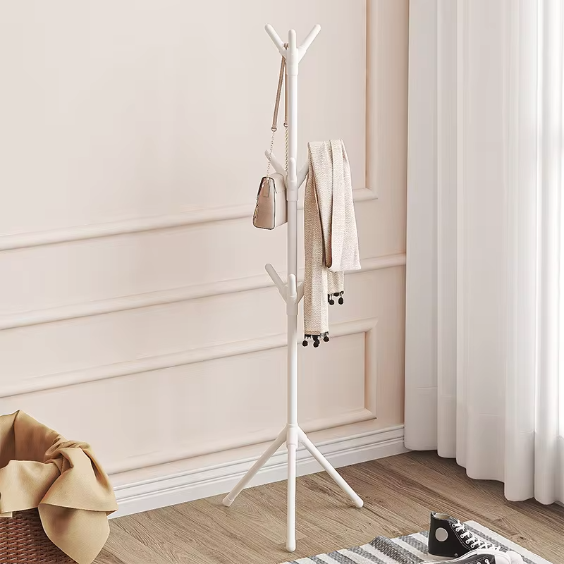 2026 New Model Hooked Wardrobe Hanger - Multi-Hook Floor-Mounted Wardrobe Hanger - Clothing and Accessories Storage