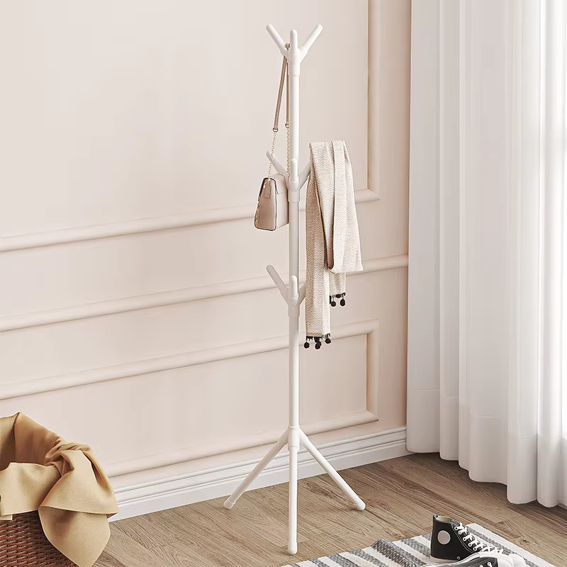 2026 New Model Hooked Wardrobe Hanger - Multi-Hook Floor-Mounted Wardrobe Hanger - Clothing and Accessories Storage
