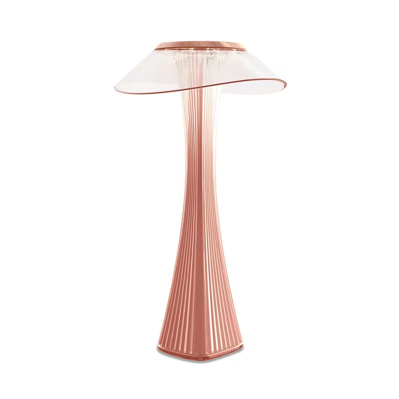 WWPPU Petite Waist LED Table Lamp Stepless Dimming Touch Control USB Rechargeable Desk Light Modern Bedside Coffee Bar Lamp