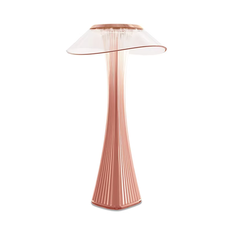 WWPPU Petite Waist LED Table Lamp Stepless Dimming Touch Control USB Rechargeable Desk Light Modern Bedside Coffee Bar Lamp