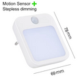 Night Light Motion Sensor With LED Light EU Plug Lamps Children'S Night Light Wireless Night Lamp For Bedside Table Bedroom